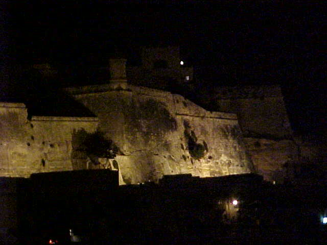 Malta Castle-night