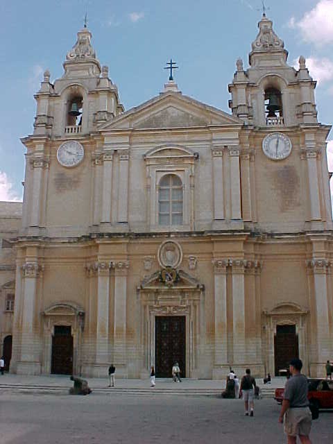 Malta church front
