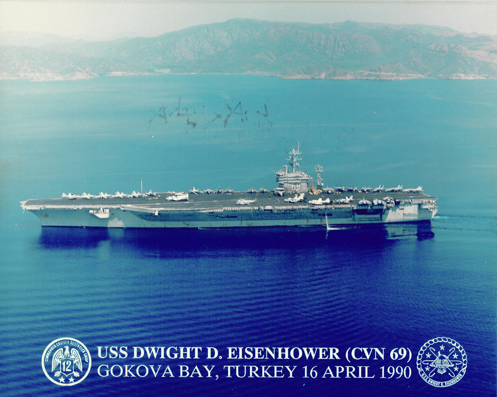 900416 USS Eisenhower Gokova Bay Turkey