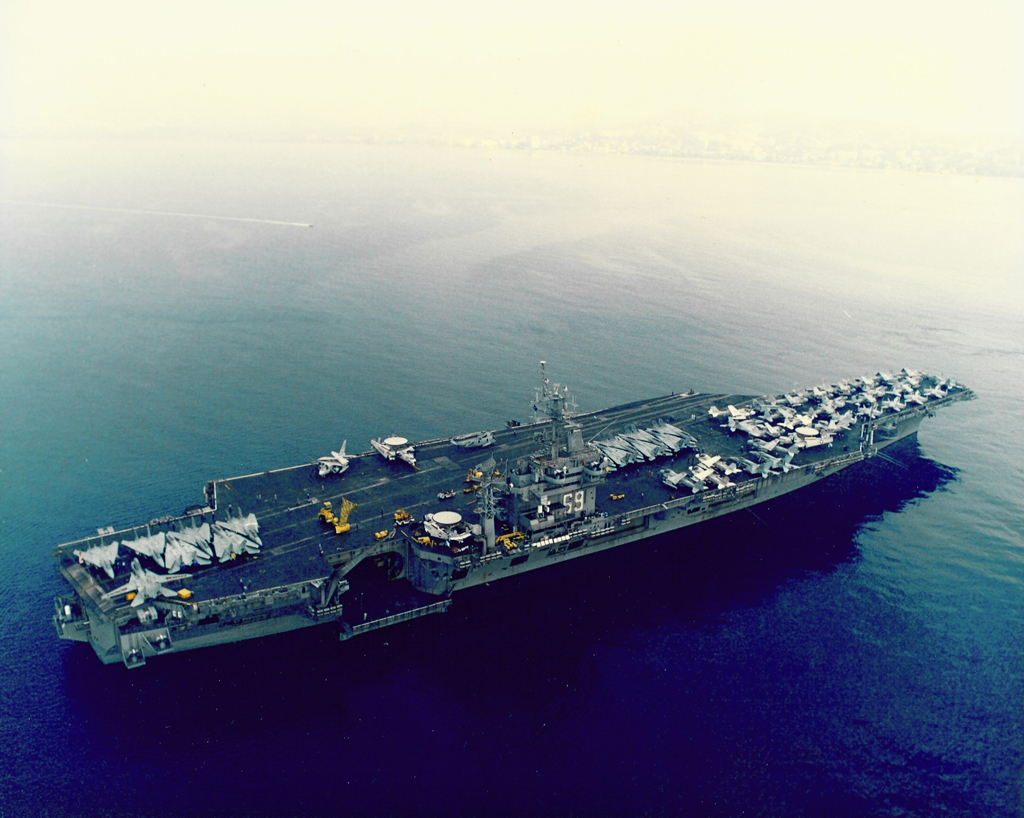 USS Eisenhower 1990 Palma Spain