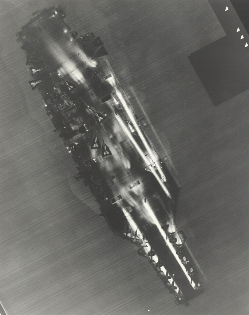 USS Eisenhower Infrared overhead