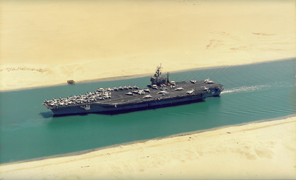 USS Eisenhower Suez Canal 01